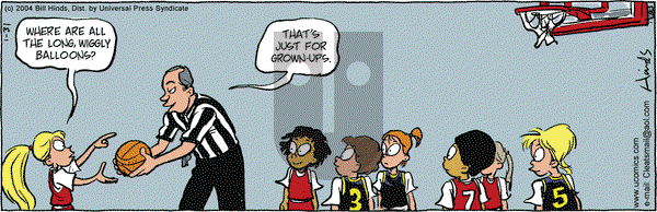 Cleats on Saturday January 31, 2004 Comic Strip