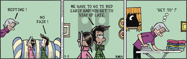 Grand Avenue on Saturday March 3, 2018 Comic Strip