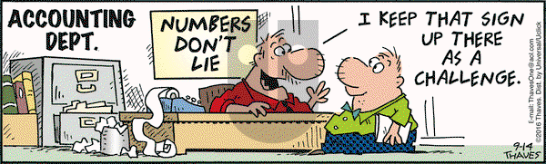 Frank and Ernest on Wednesday September 14, 2016 Comic Strip