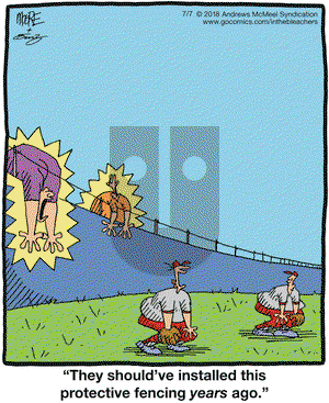 In the Bleachers on Saturday July 7, 2018 Comic Strip