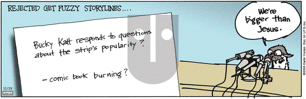 Get Fuzzy on Friday November 19, 2004 Comic Strip