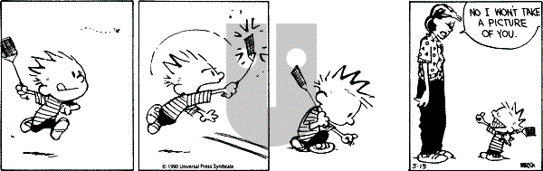 Calvin and Hobbes - Tuesday May 15, 1990 Comic Strip