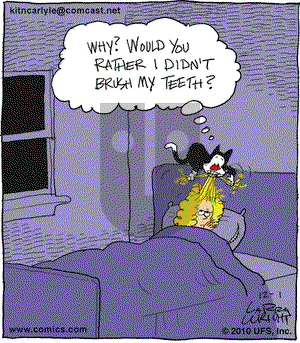 Kit 'N' Carlyle on Wednesday December 1, 2010 Comic Strip
