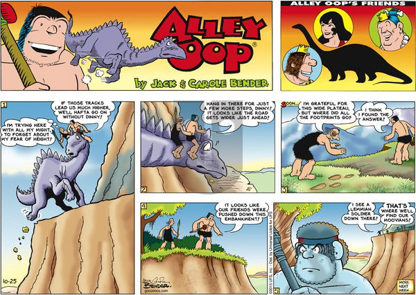 Alley Oop on Sunday October 25, 2015 Comic Strip