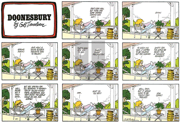 Doonesbury - Sunday May 7, 1978 Comic Strip