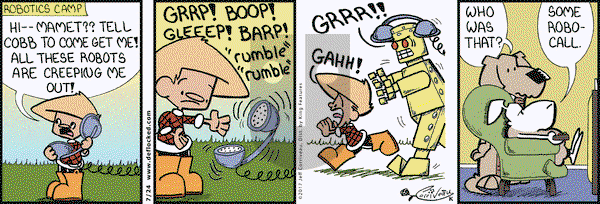 DeFlocked on Monday July 24, 2017 Comic Strip
