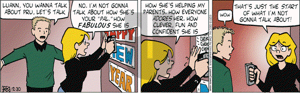 Luann - Wednesday December 30, 2015 Comic Strip