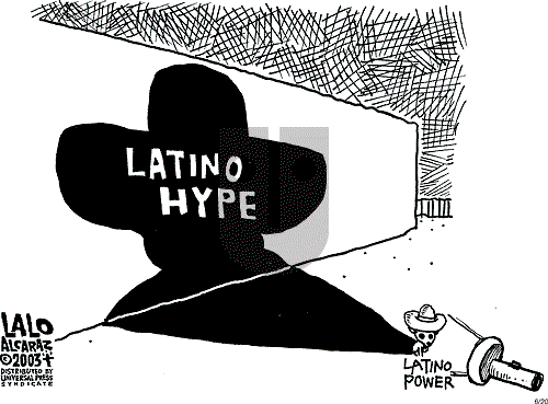 Lalo Alcaraz on Friday June 20, 2003 Comic Strip