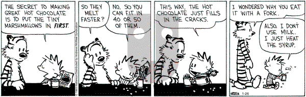 Calvin and Hobbes - Thursday January 26, 2023 Comic Strip