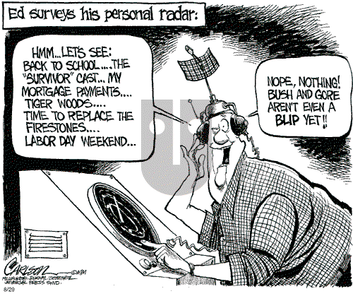 Stuart Carlson on Tuesday August 29, 2000 Comic Strip