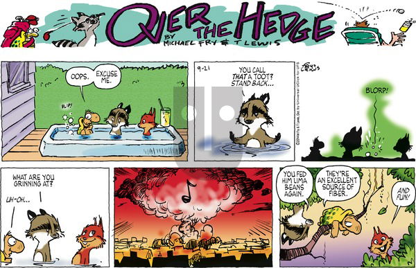 Over the Hedge on Sunday September 21, 2014 Comic Strip