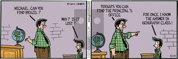 Grand Avenue on Monday October 19, 2015 Comic Strip