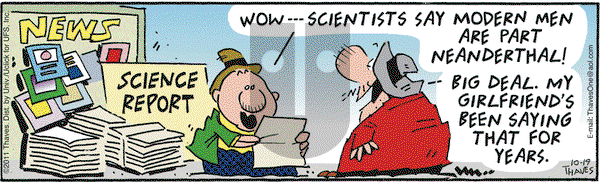Frank and Ernest on Wednesday October 19, 2011 Comic Strip
