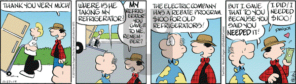 Drabble on Friday November 27, 2015 Comic Strip