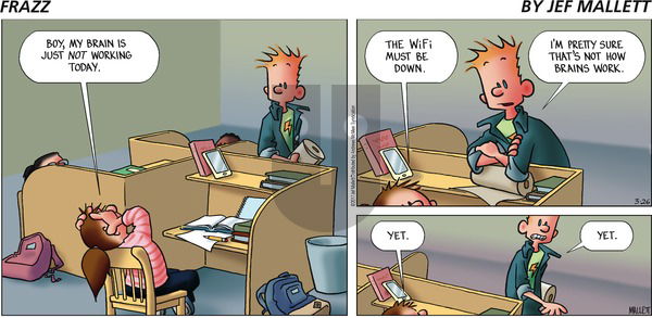 Frazz on Sunday March 26, 2017 Comic Strip
