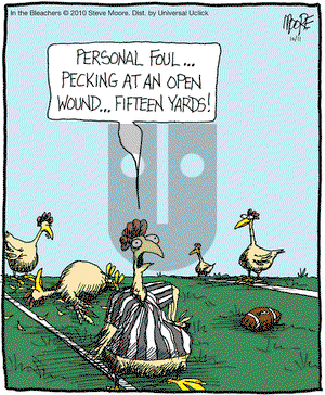 In the Bleachers - Monday October 11, 2010 Comic Strip