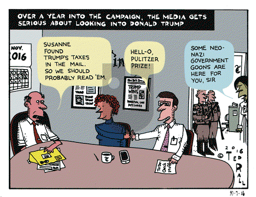 Ted Rall on Friday October 7, 2016 Comic Strip