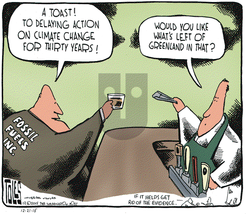 Tom Toles on Monday December 21, 2015 Comic Strip