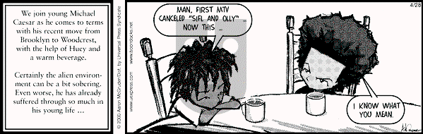 The Boondocks on Friday November 30, 2007 Comic Strip