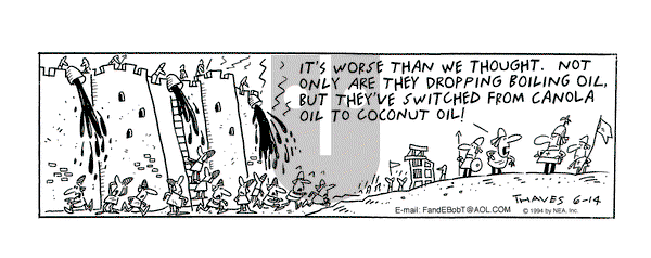 Frank and Ernest on Tuesday June 14, 1994 Comic Strip