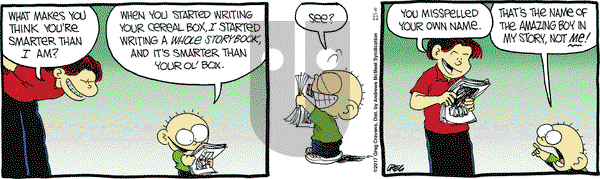 The Buckets on Saturday April 22, 2017 Comic Strip