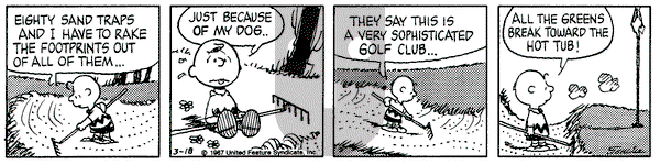 Peanuts on Wednesday March 18, 1987 Comic Strip