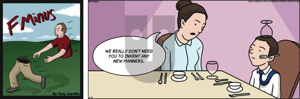 F Minus on Sunday February 12, 2017 Comic Strip