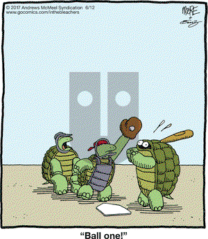 In the Bleachers on Monday June 12, 2017 Comic Strip