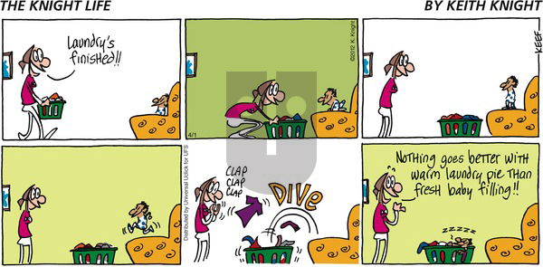 The Knight Life on Sunday April 1, 2012 Comic Strip