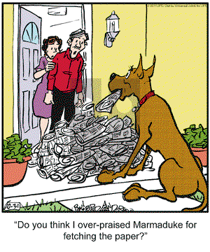 Marmaduke on Monday October 31, 2011 Comic Strip