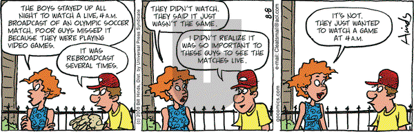 Cleats on Friday August 8, 2008 Comic Strip