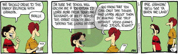 The Buckets on Saturday October 10, 2009 Comic Strip