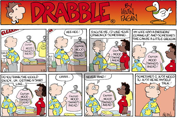Drabble on Sunday February 19, 2006 Comic Strip