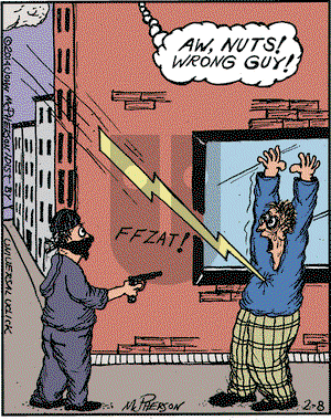 Close to Home on Saturday February 8, 2014 Comic Strip