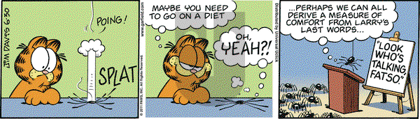 Garfield on Thursday June 30, 2011 Comic Strip