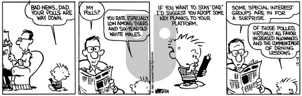 Calvin and Hobbes on Monday December 2, 1985 Comic Strip
