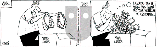 The Buckets on Saturday December 18, 1999 Comic Strip