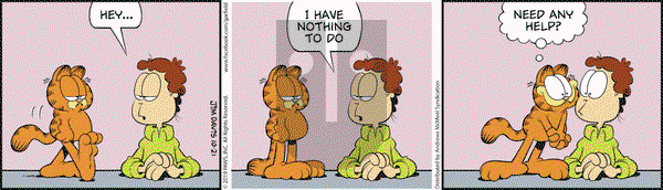 Garfield on Monday October 21, 2019 Comic Strip