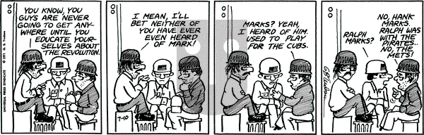 Doonesbury on Saturday July 10, 1971 Comic Strip