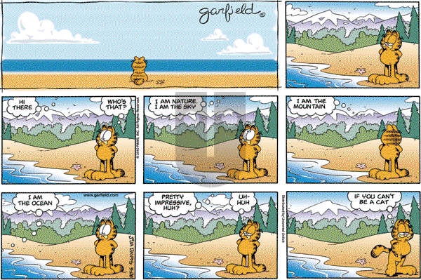 Garfield - Sunday March 28, 2010 Comic Strip