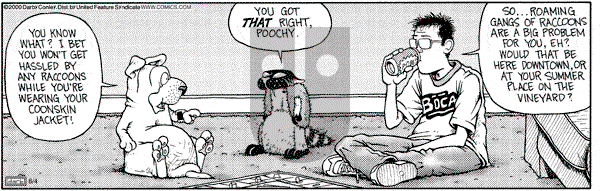 Get Fuzzy on Friday August 4, 2000 Comic Strip