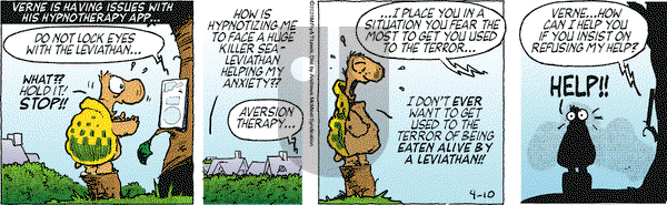 Over the Hedge on Thursday April 10, 2025 Comic Strip