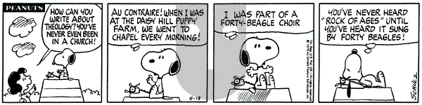 Peanuts on Friday August 13, 1976 Comic Strip