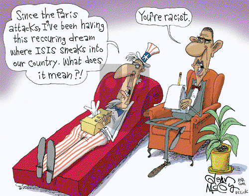 Glenn McCoy on Wednesday November 18, 2015 Comic Strip