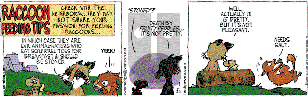 Over the Hedge on Friday April 21, 2006 Comic Strip