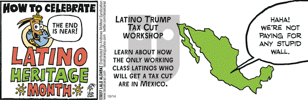 La Cucaracha on Saturday October 14, 2017 Comic Strip