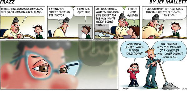 Frazz on Sunday March 25, 2012 Comic Strip