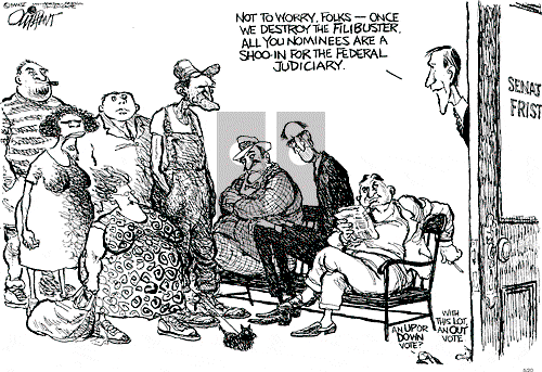 Pat Oliphant on Monday May 23, 2005 Comic Strip