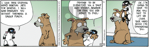 Get Fuzzy on Wednesday March 1, 2017 Comic Strip
