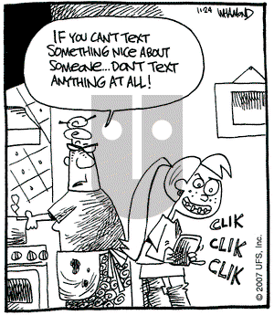 Reality Check - Saturday November 24, 2007 Comic Strip